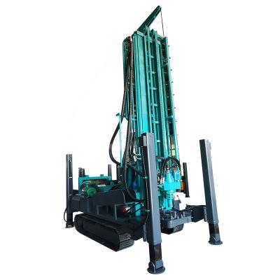 China Lightweight High Drilling Efficiency 350m Depth Air Bore Crawler Type Hole Drill Rig DTH Water Well Water Well Drilling Rig for sale