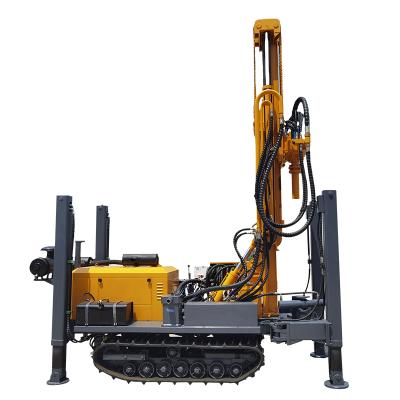 China Construction worksÂ   Trailer portable drilling rig for water well 180m depth dth water well drilling rig for sale