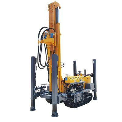 China Construction worksÂ   portable diesel 180m depth water well drilling rig crawler type water well drilling rig for sale for sale