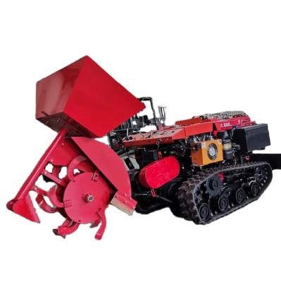 China New Full Automatic Small Type Tiller Furrow Farms Equipment Tillage Rotary Crawler Plow for sale