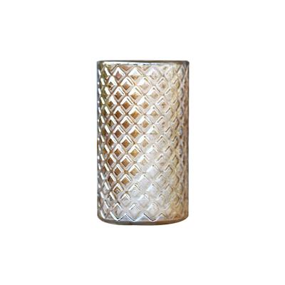 China Nordic Minimalist Minimalist For Living Room Home Decoration Round Clear Glass And Crystal Vases for sale