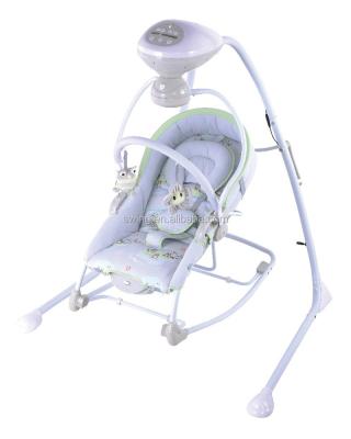 China Modern Automatic Electric Baby Swing Baby Swing Baby Feeding Chair Baby Bassinet with Music for sale