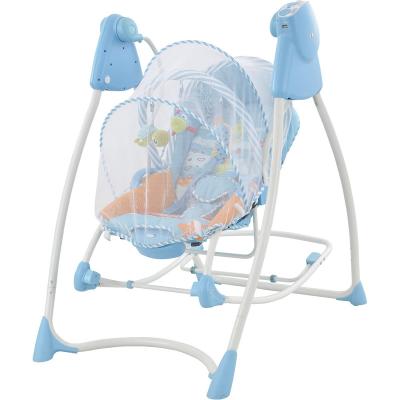 China Modern Electric Baby Cradle Swing With Mosquito Net for sale