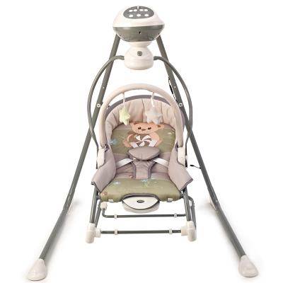 China 2021 Latest Products Modern Multifunctional Baby Swing Folding Baby 3 In 1 Swing With Music for sale