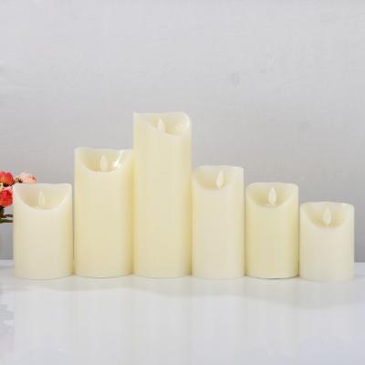 China CE ROHS Flameless On/Off Switch Decoration Parts Flameless Home Pillar Scented Candl LED Candle Set for sale