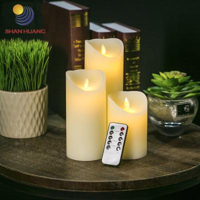 China Cheap Vanishing Flameless 500 Hours Scented Remote Control Led Flickering Candle for sale