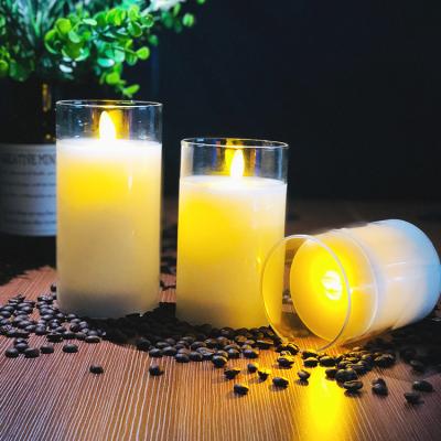 China High Quality Led Electric Candle Plastic Flameless Candle Light with 2 Buttons Remote Control for sale