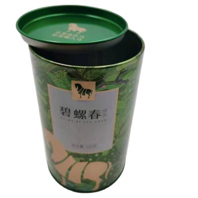 China China factory metal tin storage candy silver gift small tin box crate round tin box for sale