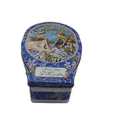 China Direct Food China Manufacturer Supply Character Chocolate Storage Container Irregular Shape Metal Tin Box With Good Price for sale