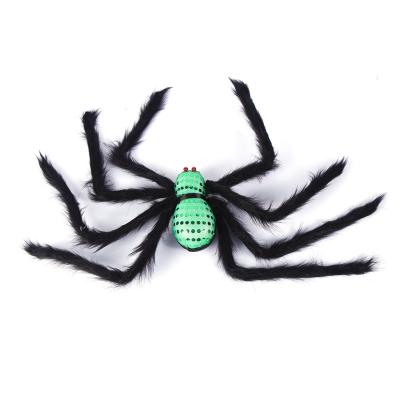 China 2021spider decoration traditional supplies scary Halloween decoration spider garden decoration for sale