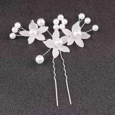 China ALLOY Wedding Bridal Hair Pins Prom Crystal Hair Pins Wedding Party Hair Pins Handmade Flower Clips for sale