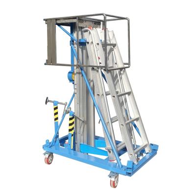 China Portable Manual Telescopic Aluminum Hotels 120kg Elevator Platform for sale