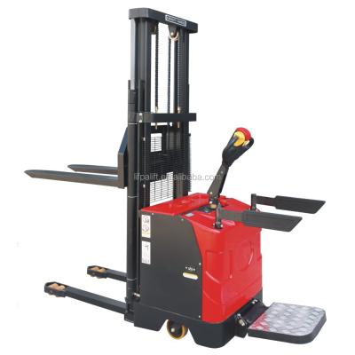 China Building Material Shops Fully Electric Battery Powered Forklift 1000kg Pallet Stacker for sale