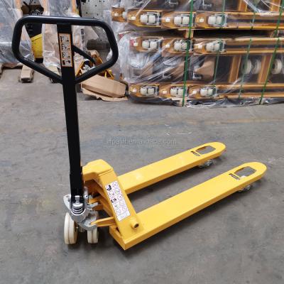 China Building Material Shops 3000kg Hydraulic Lift Pallet Jack Manual Powered Electric Truck for sale