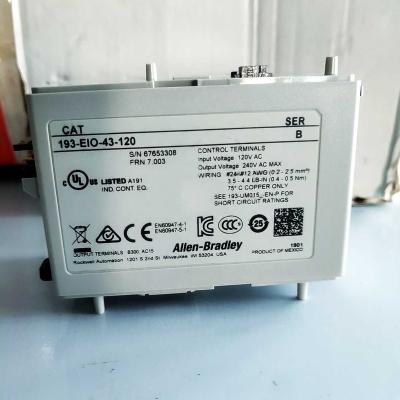 China INDUSTRIAL AUTOMATION Allen-Bradley CAT 193-EIO-43-120 Control Module for sale