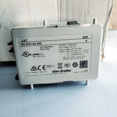 China INDUSTRIAL AUTOMATION Allen-Bradley CAT 193-EIO-43-240 Control Module for sale