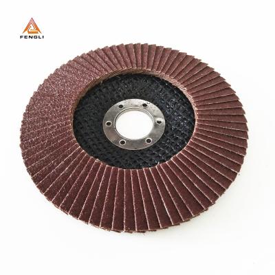 China Surface Polishing Metal Grinding Calcined Aluminum Oxide Fin Disc for sale