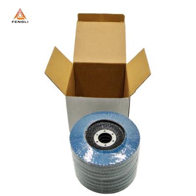 China Surface Polishing 4 Inch Diamond Concrete Clad Apple Abrasive Flap Disc for sale