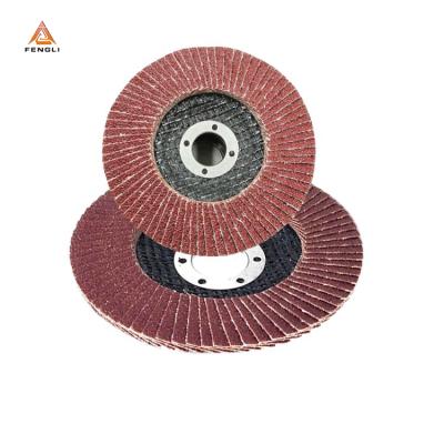 China Ceramic/A/Za/C Fin Disc Wheel Fin Wheel Fin Surface Polishing Sanding Paper Disc For Alloy/Stainless Steel Inox Grinding Metal for sale