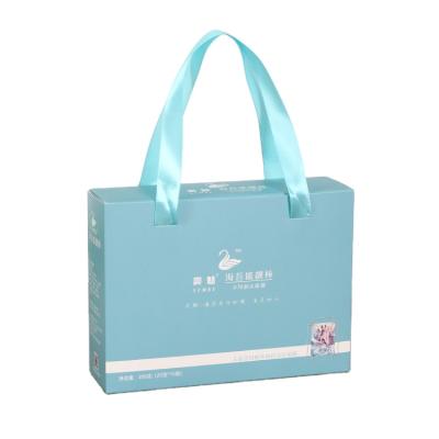 China Recyclable Custom Logo Printed Fashionable White Cardboard Paper Gift Packaging Drawer Box for sale