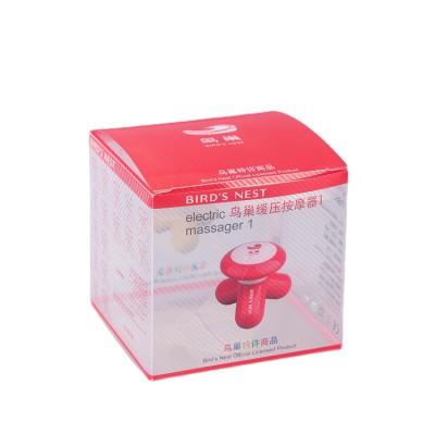 China Recyclable Eco-Friendly Translucent Plastic Twill Matte Frosted PP Electric Massager Gift Packaging Box for sale