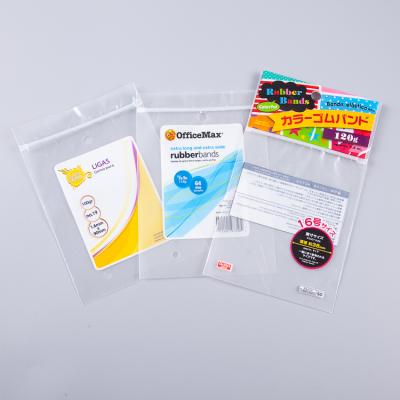 China BIODEGRADABLE Custom Logo Printing Transparent Clear Plastic Mylar Zipper Zipper Pouch LDPE Poly Bag for sale