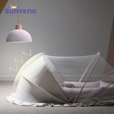 China Sunveno Folded Mesh Mosquito Net Cover Portable Foldable Arched Mosquito Nets Anti Mosquito For Baby Camping, Patio for sale