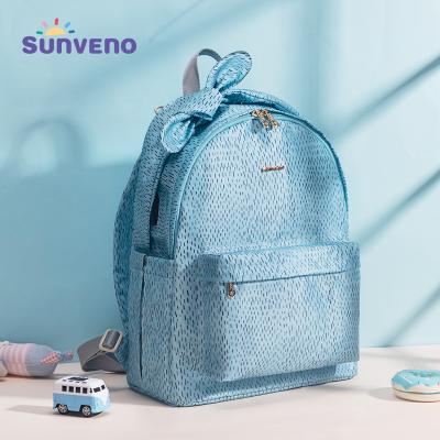 China Sunveno Water Resistant Baby Daper Bag Mum Stroller Bags Waterproof USB Large Capacity Diaper Travel Backpack Maternity Baby Care Bag Mommy for sale