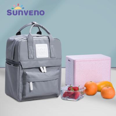 China SUNVENO Insulation Bag Milk Formula Storage Thermal Bottle Insulated Baby Warmer Box Thermal Backpack For Food Bowl for sale