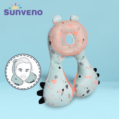 China Sunveno U Shape Baby Neck Support Chin Supporting Patented Travel Pillow, Keeps Head From Dangling Up and Down for 6-24M Baby for sale