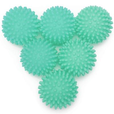 China Eco-fiendly Shape PVC Dryer Balls Reusable Clean Tools Washing Drying Fabric Softener Ball Dry Laundry Products Accessories Washing Ball for sale