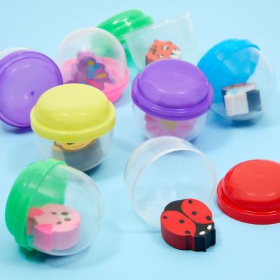 China Pack Of 1 INCH Acorn Toys Shaped PP Material Assorted Colors Plastic Empty Selling Capsules for sale