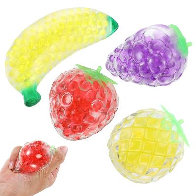 China Squishy Fruit Jelly Water Squishy Cool Stuff Funny Things Squeeze Stress Reliever Toys For Kids Novelty Adult Gifts for sale