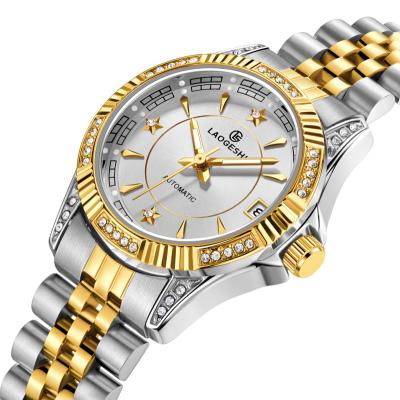 China Auto Date Gold Watch For Women Latest Original Designer Ladies Elegant Women Watches Diamond Luxury Wrist Hand Girl Watch for sale