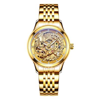 China Wholesale Custom Logo Fashion Unique Dial Lady Watch Water Resistant Women Watches 2022 Ladies Casual Cheap Mechanical Watch for sale