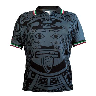 China Shirts & Top in Store Mexico Retro Soccer Jersey Soccer Third Black Camisetas BLANCO World Cup 1998 Shirts for sale