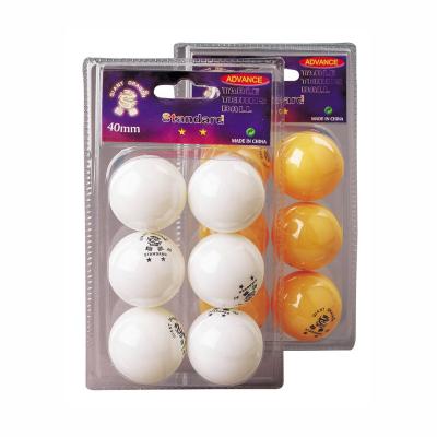 China ABS Factory Direct Sale Orange Table Tennis Balls Ping Pong Balls For One Star Training for sale