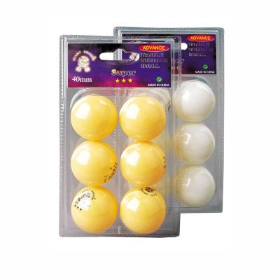 China Three Star Orange ABS Ping Pong Balls Wholesale Price Entertainment ABS Ping Pong for sale