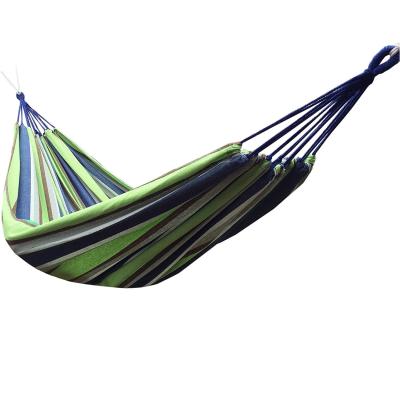 China Coastal Wholesale Custom Colorful Hamaca Canvas Hanging Outdoor Camping Hammock for sale