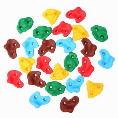 China 25 PCS Big Size Plastic Climbing Holds For Kids Colorful Toy Climbing Wall-Various Screws Indoor Outdoor Kids Are Available for sale