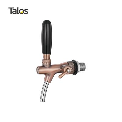 China Food Safety Bar Beverage Dispenser TALOS Brass Bar Equipment Beer Dispenser Cold Bronze Faucet for sale