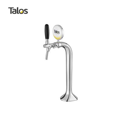 China Classic TALOS Faucet Tower Chrome 1 Way Tower Draft Beer Dispensing Tower 1031101-20 for sale