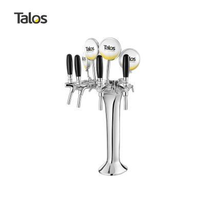 China Chrome 4 Way Classic Tower TALOS Tap Tower Draft Beer Dispensing Tower 1031401-20 for sale