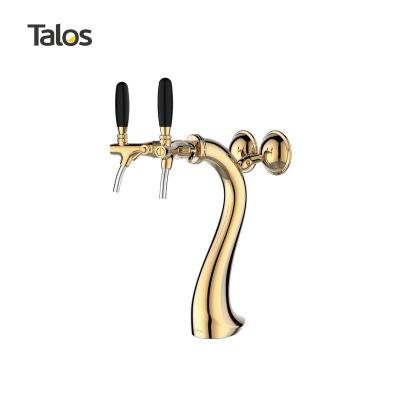 China TALOS Bar And Bar Equipment 2 Way High Grade Swan Beer Tower Beer Dispenser 1034223-22 for sale