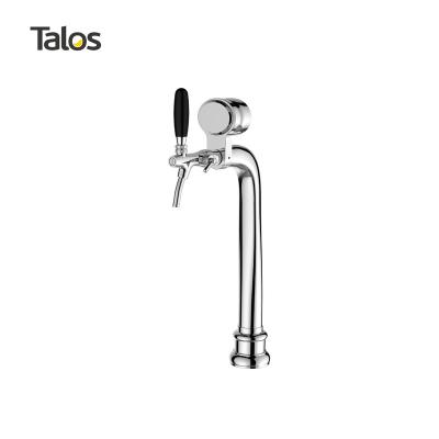 China TALOS 1 Way Elbow Type Tower Chrome Draft Beer Dispensing Tower 1034129-20 for sale