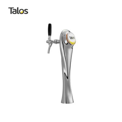 China TALOS World Cup Tap Tower Chrome 1 Way Tower Draft Beer Dispensing Tower 1034117-20 for sale