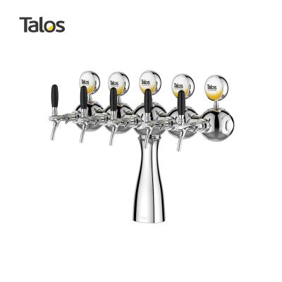 China Chrome 5 Way Parisian Tower TALOS Tap Tower Draft Beer Dispensing Tower 1035503-20 for sale