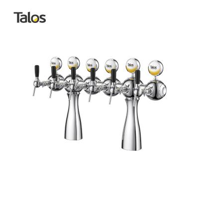 China Chrome 7 Parisian Way Tower TALOS Tap Tower Draft Beer Dispensing Tower 1035703-20 for sale