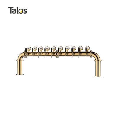 China TALOS U 10 Tower Stainless Steel Tap Tower 102mm Beer Equipment Draft Beer Dispensing Tower (PVD) 1046103-37 for sale