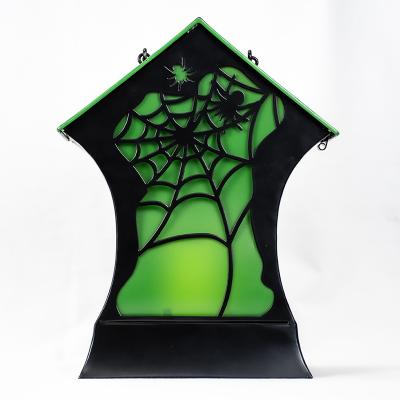 China 2022 Home Decoration Hurricane Lantern LED Candle Lantern Hanging Decorative Holder for Halloween for sale